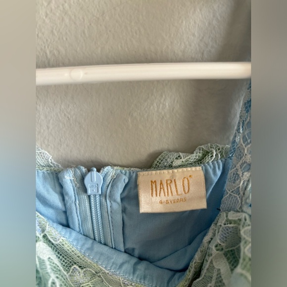 Marlo kids Clementine Lace Dress 4/5 - Picture 5 of 9